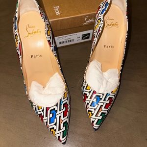 Christian Louboutin Hot Chick 100 Patent CL 3D